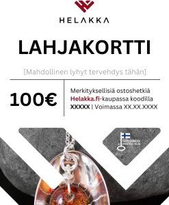 Helakka korulahjakortti 100 €