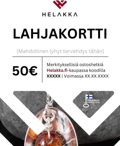 Helakka korulahjakortti 50 €